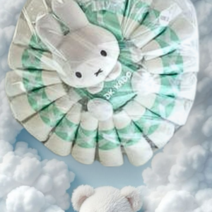 pastel de pañales para niño, regalos para baby shower originales, detalles para recién nacidos, tortas de pañales con peluche