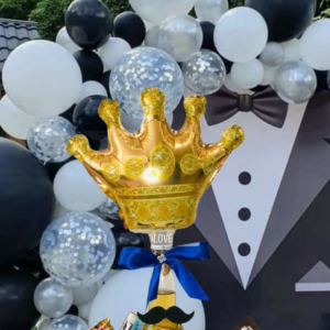 regalo día del padre con cerveza Corona, ancheta de dulces y licor para hombre, detalle para papá con globo de corona, box de snacks para regalo